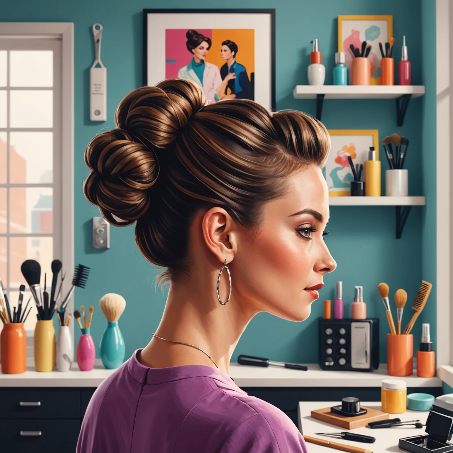 Как сделать пучок на короткие волосы: Простые способы создания пучка на коротких волосах