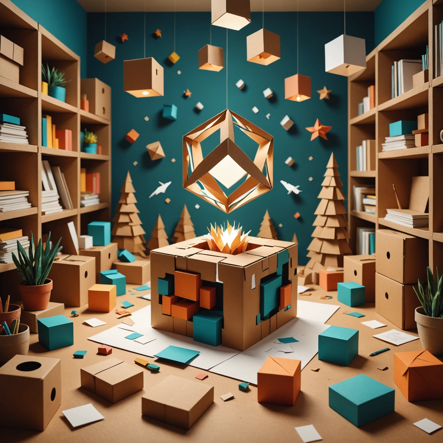 Как сделать бумажный кубик: искусство оригами и творчество из картона