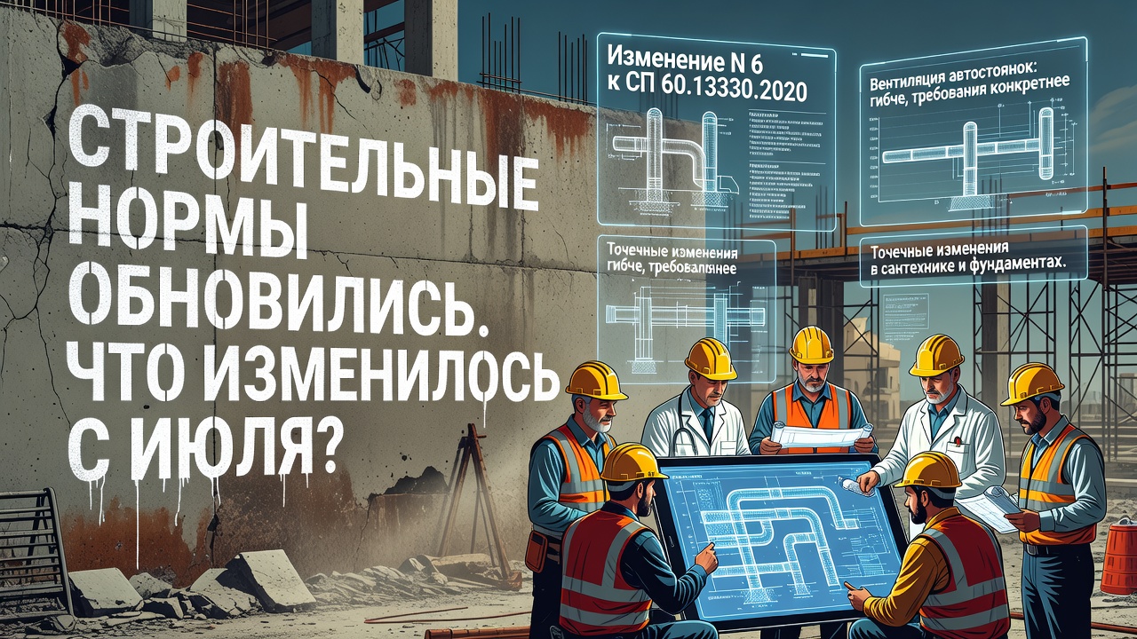 Строительные нормы обновились. Что изменилось с июля?