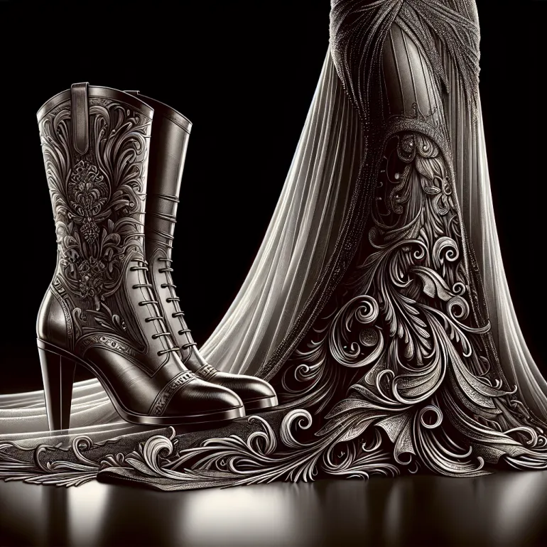 Вечернее платье с сапогами: Современный тренд или вызов традициям?