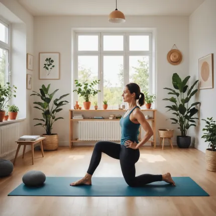 Йога практики: Дома — Путь к Гармонии и Здоровью