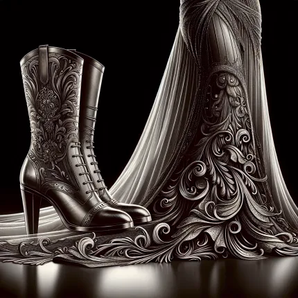 Вечернее платье с сапогами: Современный тренд или вызов традициям?
