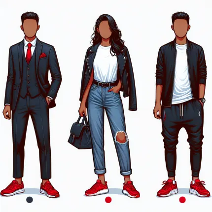 С чем носить красные кеды: стильные решения и советы